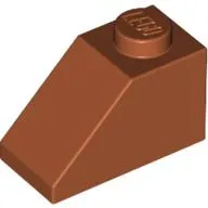 Slope 45° 2 x 1 with Bottom Pin