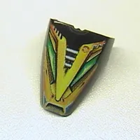 Large Figure Visor / Limb Cover, Armour with Millennia Gold V Print