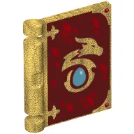 Book Cover with Dragon Egg Print