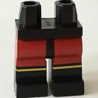 Hips with Red Legs and Black Boots Pattern with Shorts and Yellow Stripes (Plastic Man)