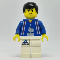 Soccer Player Blue Torso, White Legs 3