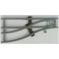 Vehicle Track, Train, 4.5V Switch Point Left with Dark Gray Ties