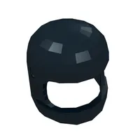 Helmet Classic with Thick Chin Guard and Visor Dimples