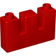 Duplo Brick 1 x 4 x 2 with 2 Top Cutouts (Arrow Slits)