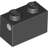 Brick 1 x 2 with White Dot on Short Side print