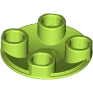 Plate Round 2 x 2 with Rounded Bottom [Boat Stud]