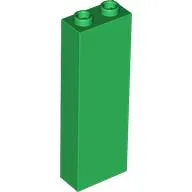 Brick 1 x 2 x 5 with Blocked Open Studs and Bottom Stud Holder with Asymmetric Ridges