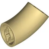 Brick Round 2 x 2 D. Tube with 45° Elbow and Axle Holes (Crossholes) at Each End [LONG]