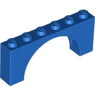 Brick Arch 1 x 6 x 2 - Thin Top without Reinforced Underside [New Version]