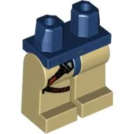 Hips and Tan Legs with Gunbelt Print