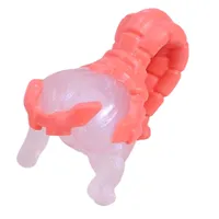 Hair with Coral Tiara and Big Ponytail Pattern