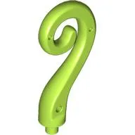 Animal Body Part / Plant, Tail / Vine Curled with Bar