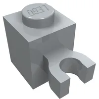 Brick Special 1 x 1 with Clip Vertical [Thick U Clip, Solid Stud]