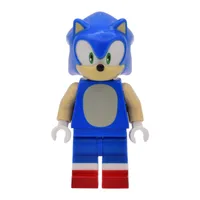 Sonic the Hedgehog, Tan Face, Green Eyes