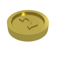 Money / Coin with "2" Gothic Type