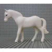 Belville, Animal, Horse, with White and Dark Orange Irises Print