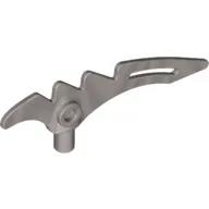 Weapon Scythe / Crescent Blade Serrated with Bar