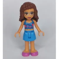 Olivia - Dark Azure Top, Dark Azure Skirt