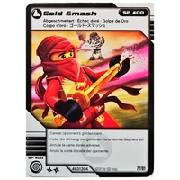 Trading Card, Ninjago Deck #1: 77 - Gold Smash - International Version