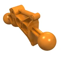 Large Figure Skeletal, Limb, Angular with 2 Ball Joints, and 2 Holes (Toa)