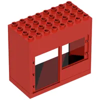 Duplo Building 4 x 8 x 6 with Front Door and Window