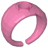 Clikits Ring, Wide Band with Hole in Top