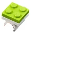 Pencil Topper, Integrated 2 x 2 Plate with White Clip
