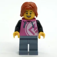 Man, Coral Jacket, Sand Blue Legs