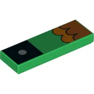 Tile 1 x 3 with Feathers print