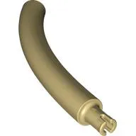 Animal Body Part / Plant, Tail / Neck / Branch / Trunk, Middle Section with Pin, Square Pin Hole