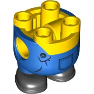 Minion Body, Blue Overalls print