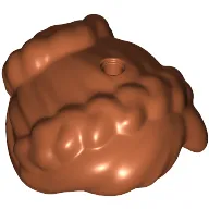 Hair Braids Pulled Back to Bun with Holes on Top and Back