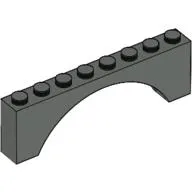 Brick Arch 1 x 8 x 2