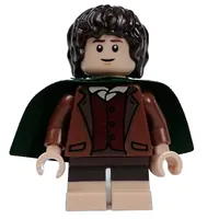 Frodo  - Dark Green Cape, Reddish Brown Torso