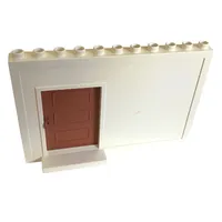Duplo Building Wall 1 x 11 x 6 with Sliding Recessed Door