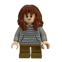 Hermione Granger, Light Bluish Gray Hoodie with Stripes, Short Legs