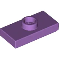 Plate Special 1 x 2 with 1 Stud with Groove and Inside Stud Holder (Jumper)