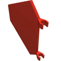 Flag 5 x 6 Hexagonal with C Clips