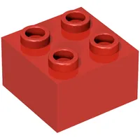 Minitalia Brick 2 x 2 with Bottom X Support