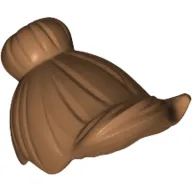 Hair Top Knot Bun and Forelock