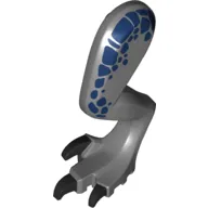 Animal Body Part, Dinosaur, Baryonyx Leg, Left with Dark Blue Spots, Black Claws