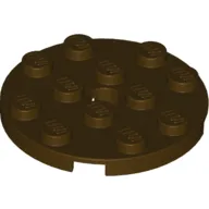Plate Round 4 x 4 with Pin Hole