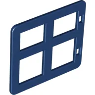 Duplo Door / Window with Four Panes Square Corners