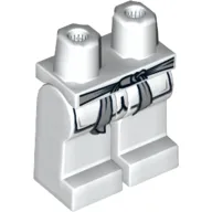 Hips and White Legs with Sash and Shirt Edge Print