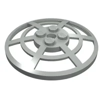 Dish 6 x 6 Inverted, Radar / Webbed [No Anti-studs]