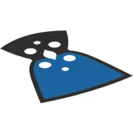 Neckwear Cape, Rounded Bottom and Collar, Black Back [Traditional Starched Fabric]