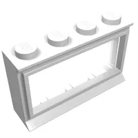 Window 1 x 4 x 2 Classic with Solid Studs [Complete]