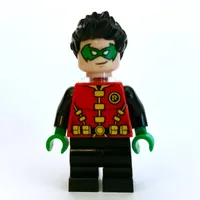 Robin, Green Eyemask, Yellow Utility Belt, Short Black Legs, Neck Bracket