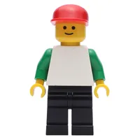 White Torso, Black Legs, Red Hat