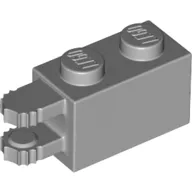 Hinge Brick 1 x 2 Locking with 2 Fingers Horizontal End, 7 Teeth